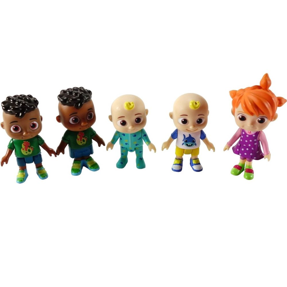 CoCoMelon Lot of 5 Action Figures Replacement Parts Cake Toppers‎